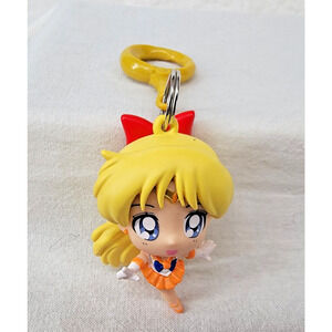 Sailor Moon Sailor Venus Backpack Hanger Figure Clip On Keychain Blind Bag